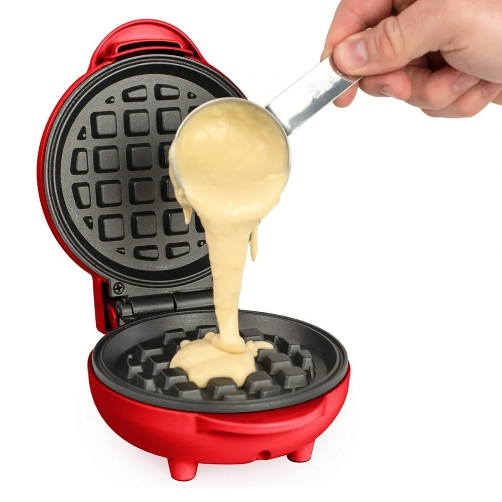 Nostalgia MyMini Red Waffle Maker NEW